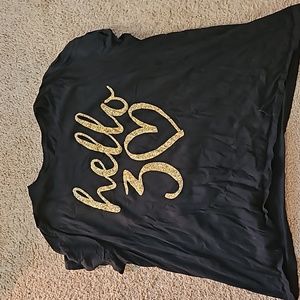 2XL Hello 30 tshirt